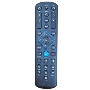 Spectrum Remote Control Universal TV Cable Box Replacement Black‎